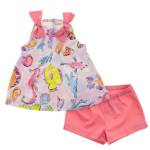 Combinaison Rose Il Gufo Baby