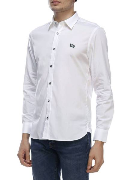 Chemise blanche manches longues pour homme