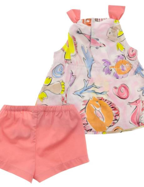 Combinaison Rose Il Gufo Baby